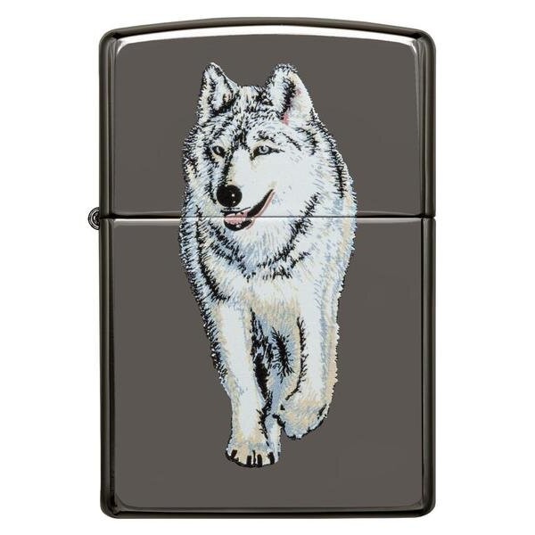 Запальничка Zippo 150 Wolf Black Ice 769