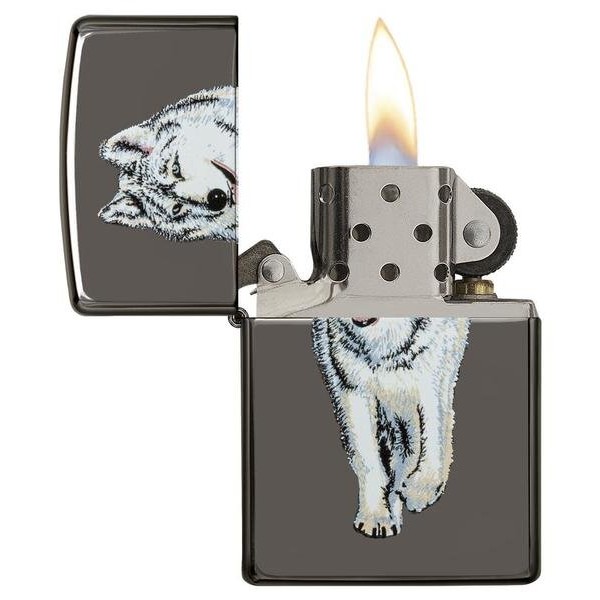 Запальничка Zippo 150 Wolf Black Ice 769