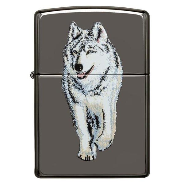 Запальничка Zippo 150 Wolf Black Ice 769