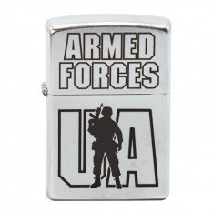 Запальничка Zippo Classics Аrmed Forces Street Chrome 207afu