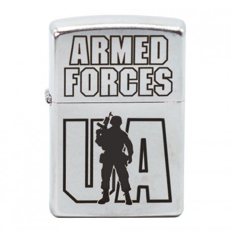 Запальничка Zippo Classics Аrmed Forces Street Chrome 205afu
