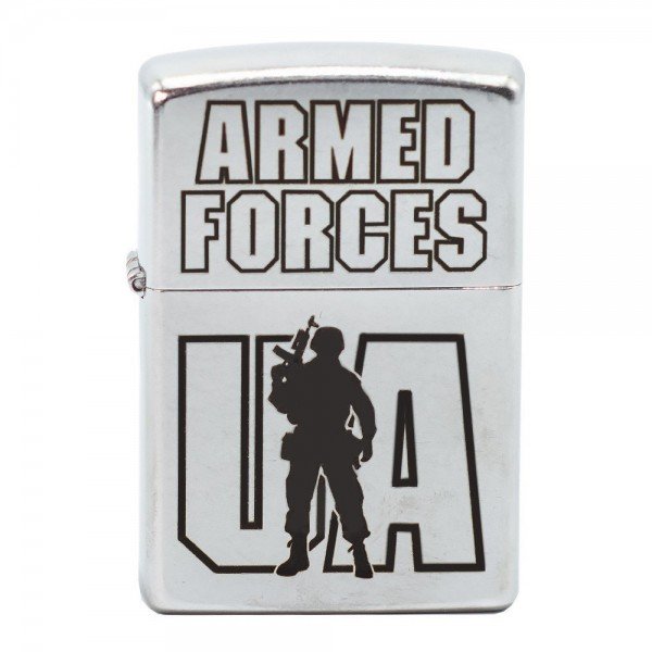 Запальничка Zippo Classics Аrmed Forces Street Chrome 205afu