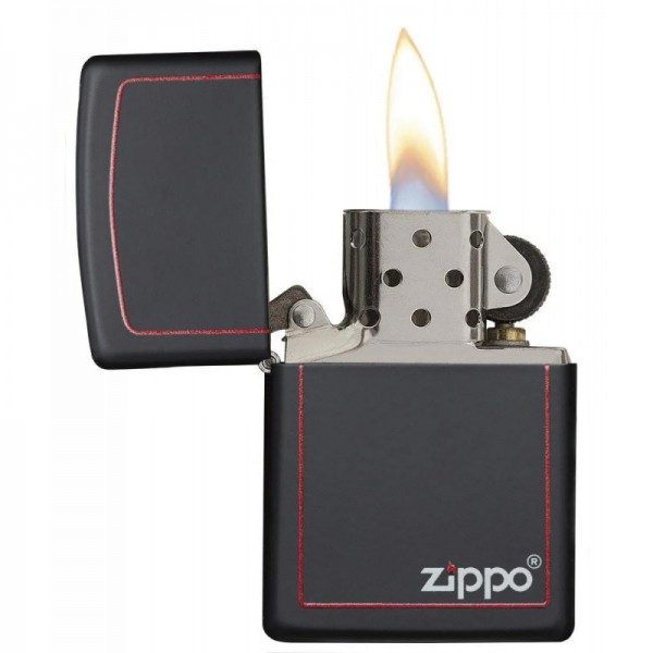Запальничка Zippo Classics Border Black Matte 218zb