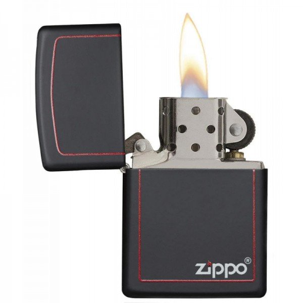 Запальничка Zippo Classics Border Black Matte 218zb