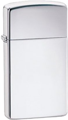  Запальничка Zippo Slim Brushed Chrome (1600)