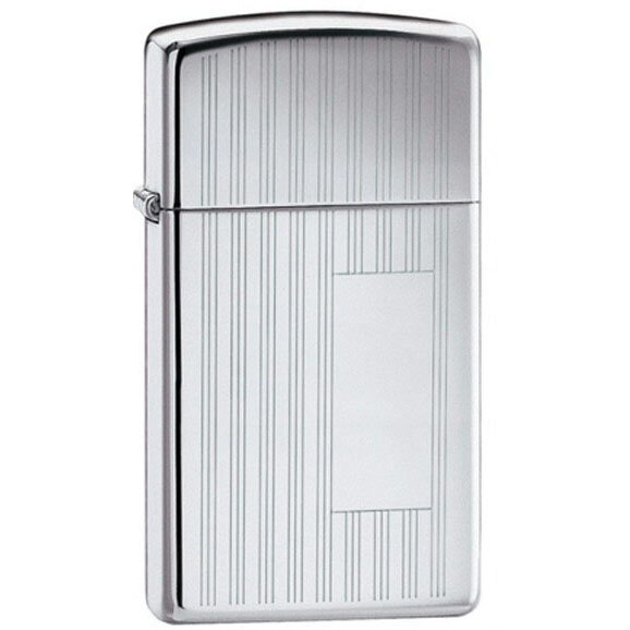 Запальничка Zippo Ribbon High Polish Chrome вузька 1615