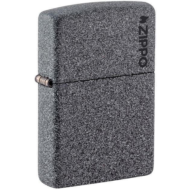 Запальничка Zippo 211 ZL IRON STONE Zippo Logo