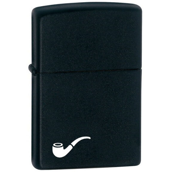 Запальничка Zippo трубкова Black Matte Pipe Lighter 218PL