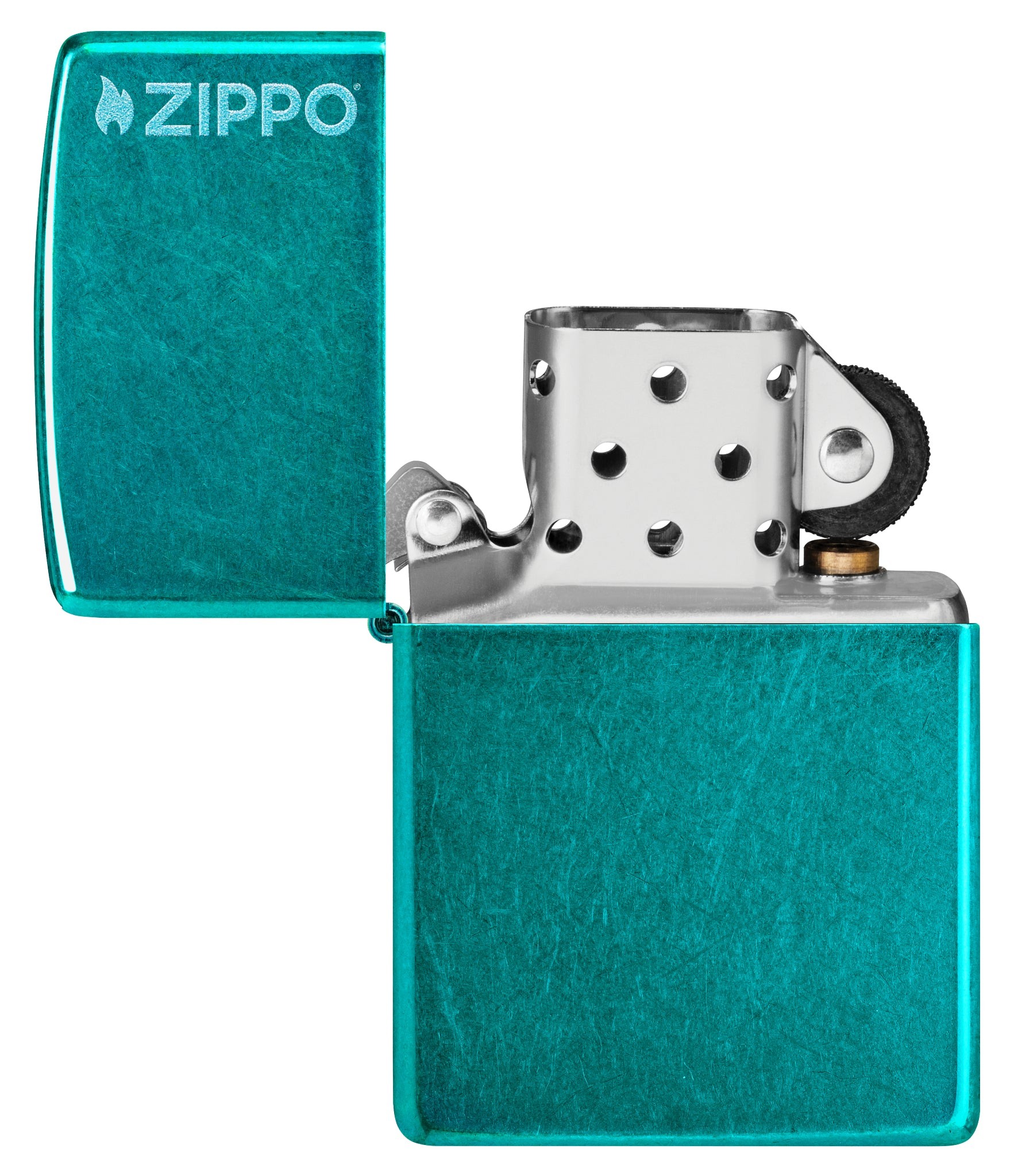 Запальничка Zippo Classic Candy Teal Zippo Logo 24004ZL