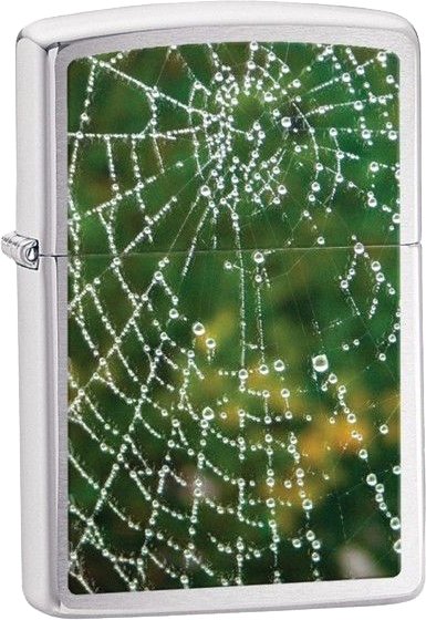  Запальничка Zippo 200 Spider Web Rain Drops (28285)