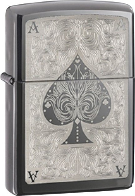  Запальничка Zippo 150 Ace Filigree Чорна (Zippo 28323)