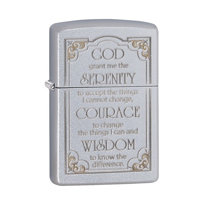 Запальничка Zippo 205 Serenity Prayer, 28458