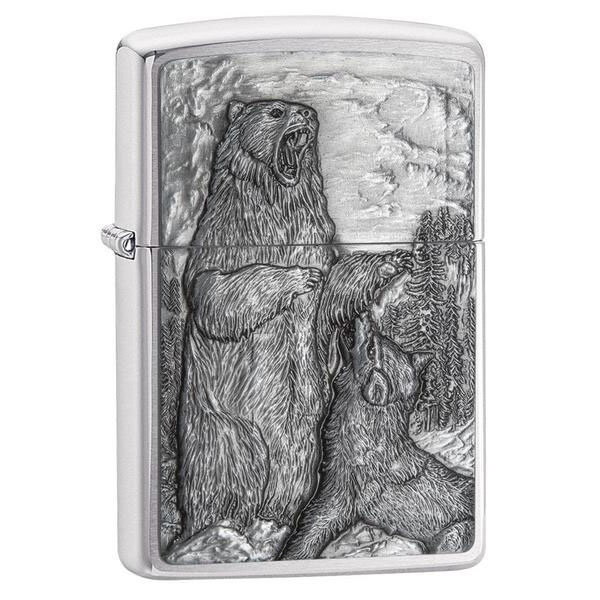 Запальничка Zippo 200 Bear Vs Wolf 29636