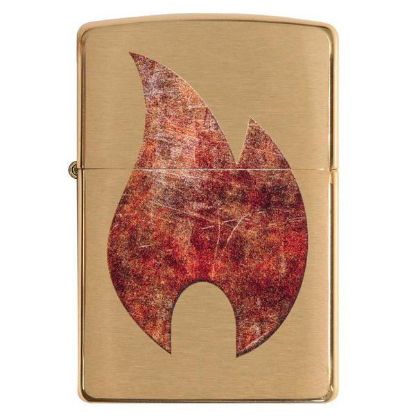 Запальничка Zippo 204B Rusty Flame Design 29878
