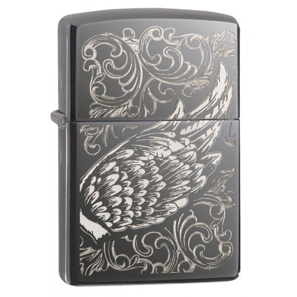 Запальничка Zippo 150 Filigree Flame And Wing Design 29881
