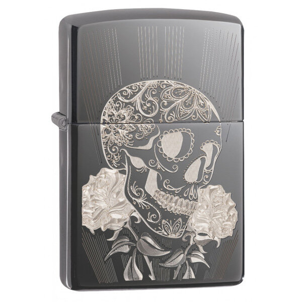 Запальничка Zippo 150 Fancy Skull Design 29883