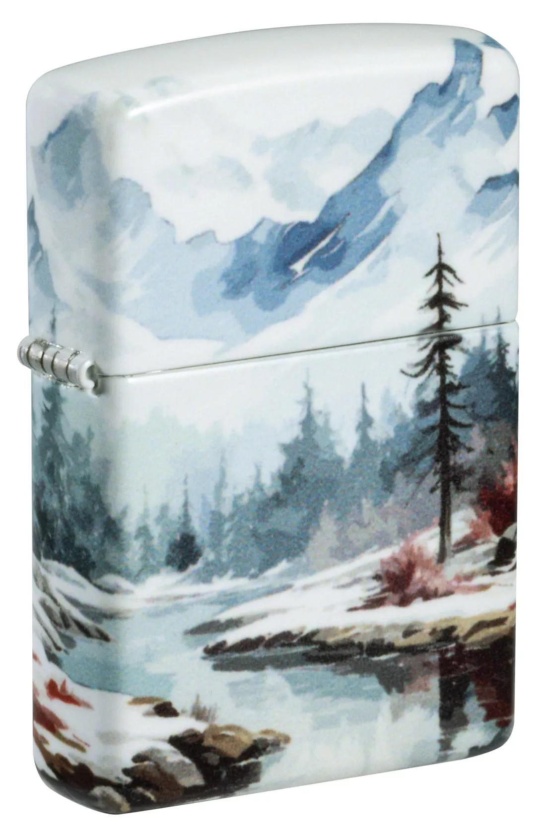 Запальничка бензинова ZIPPO Frozen Valley із покриттям 540 Color Matte біло-блакитний (46702)
