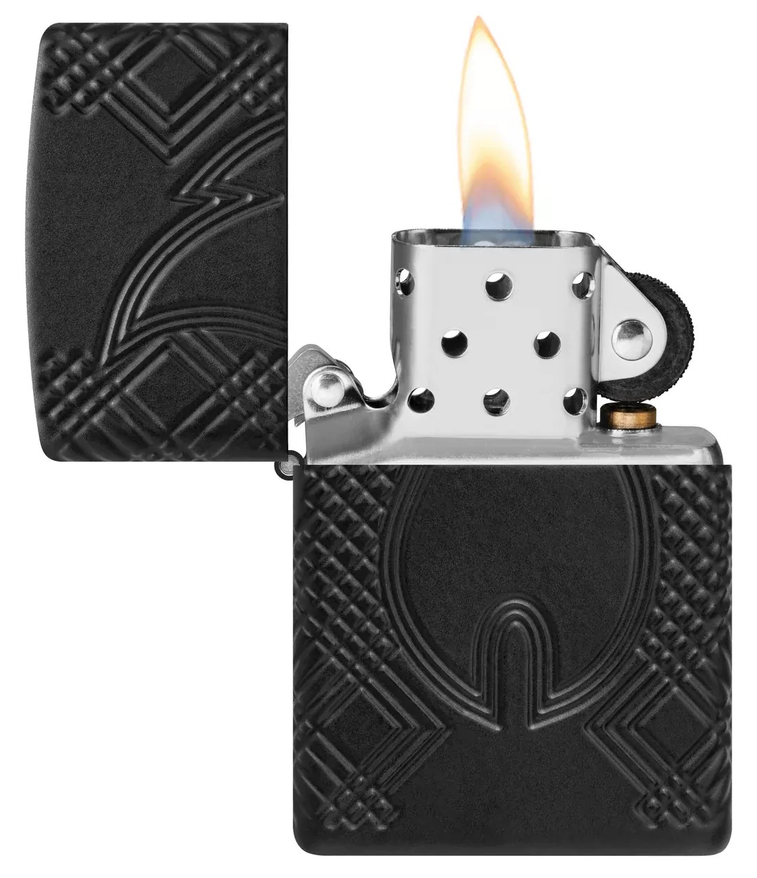 Запальничка армована бензинова ZIPPO Armor® Black Matte lMultiCut