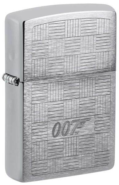 Запальничка бензинова ZIPPO James Bond 007® Tuxedo, матовий хром (46853)