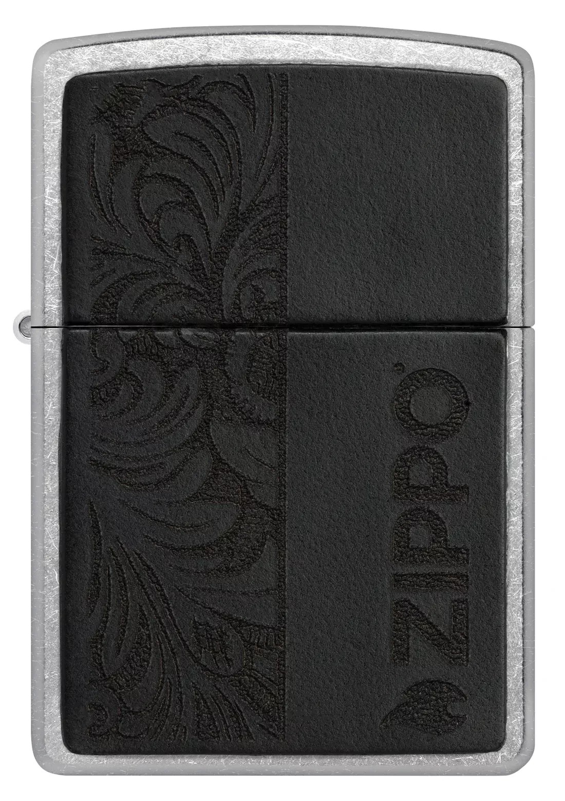 Запальничка бензинова ZIPPO Black Leather Emblem - Zippo Design