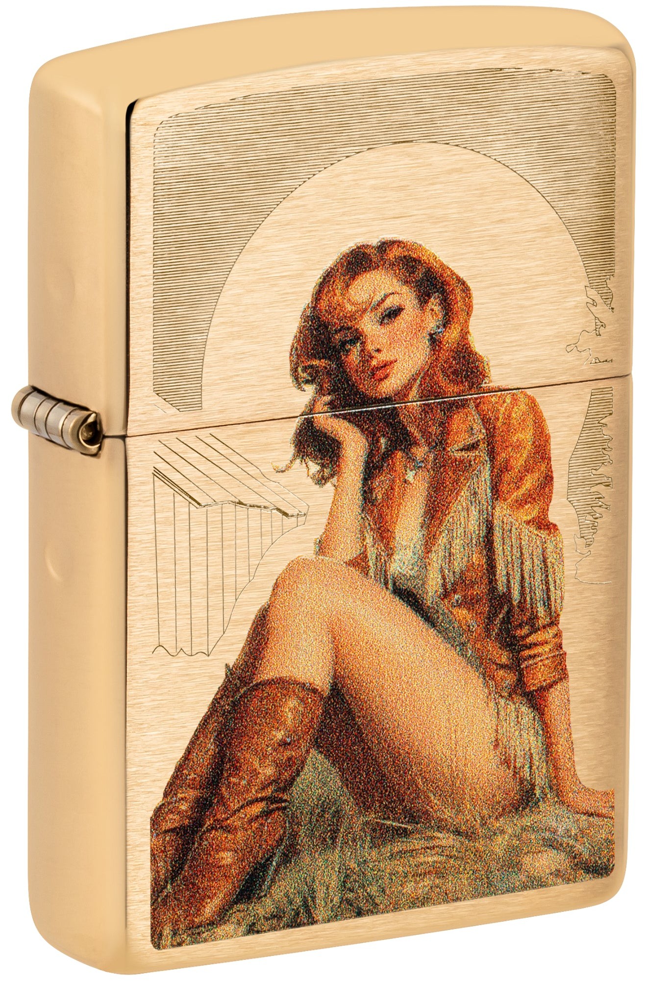 Зажигалка Zippo Western Pinup Design 46962