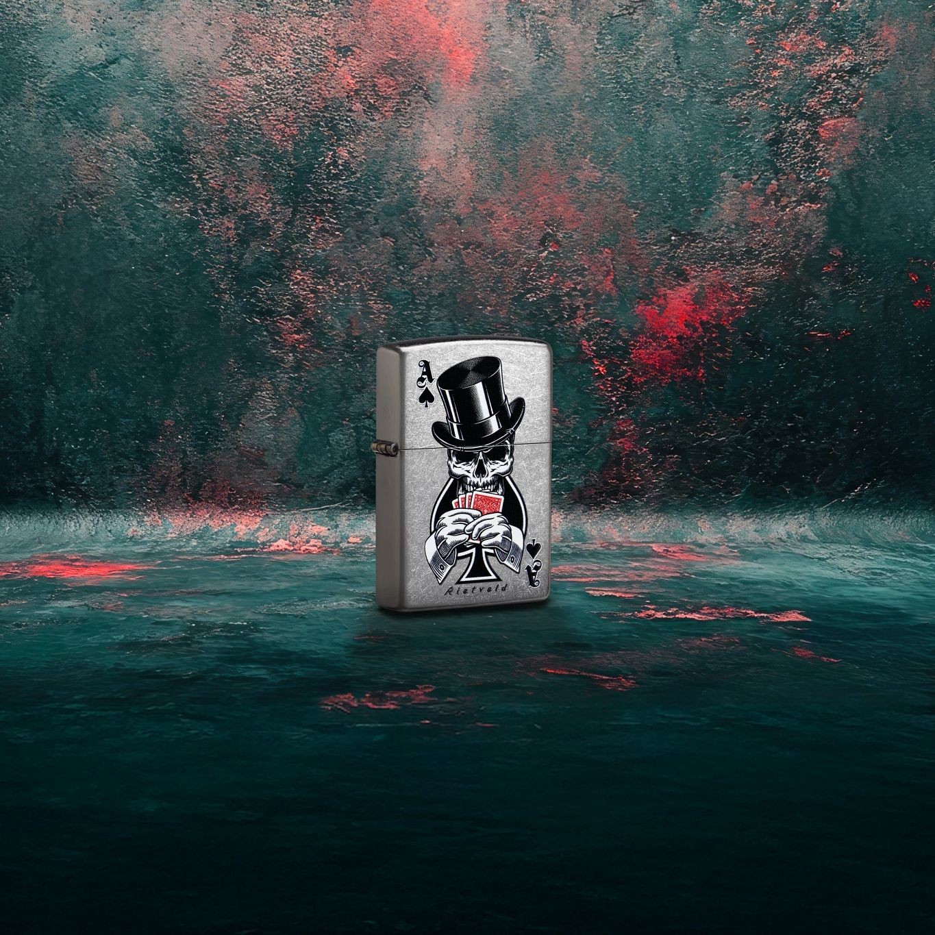 Зажигалка Zippo Rietveld® Ace of Spades Design 47112