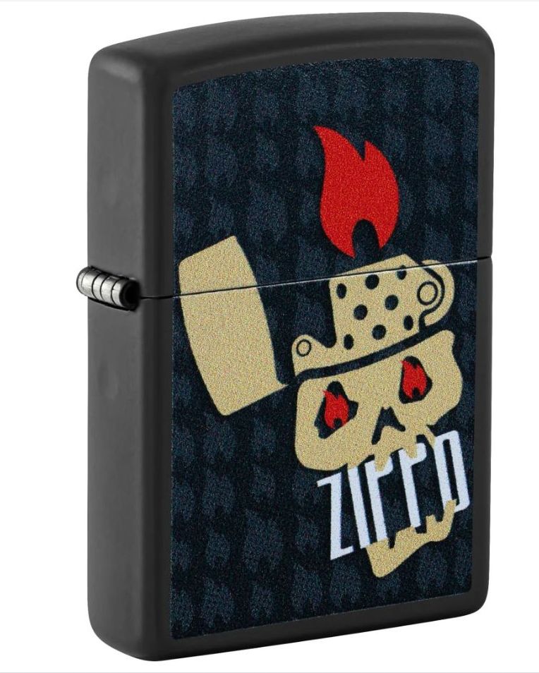 Запальничка Zippo Skull and Flames Design 47256