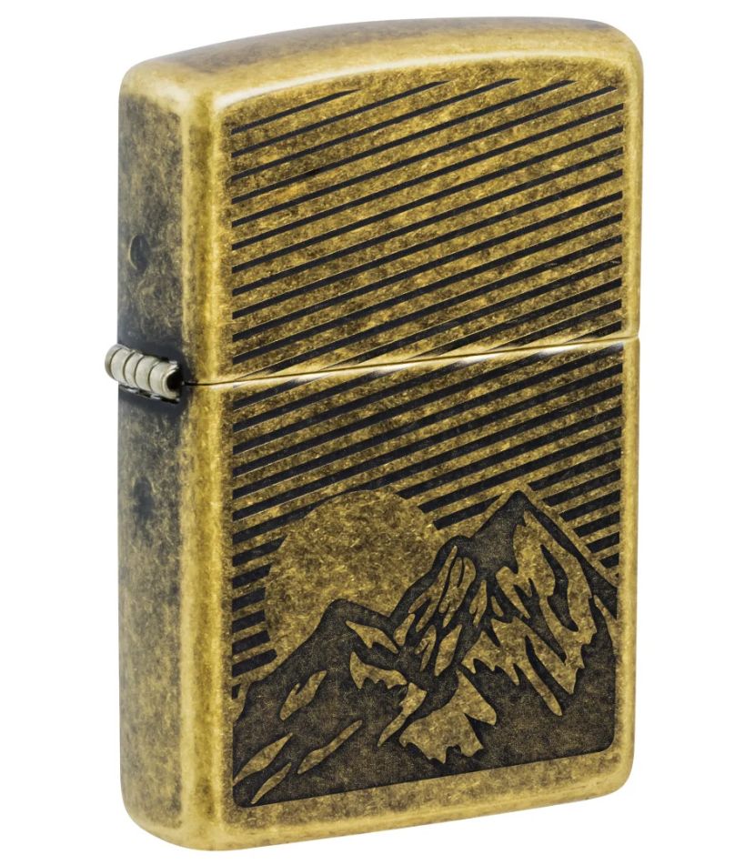 Зажигалка Zippo Etched Mountains Design 47432