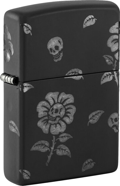 Запальничка Zippo гравірування Flower Skulls (Zippo 48931)