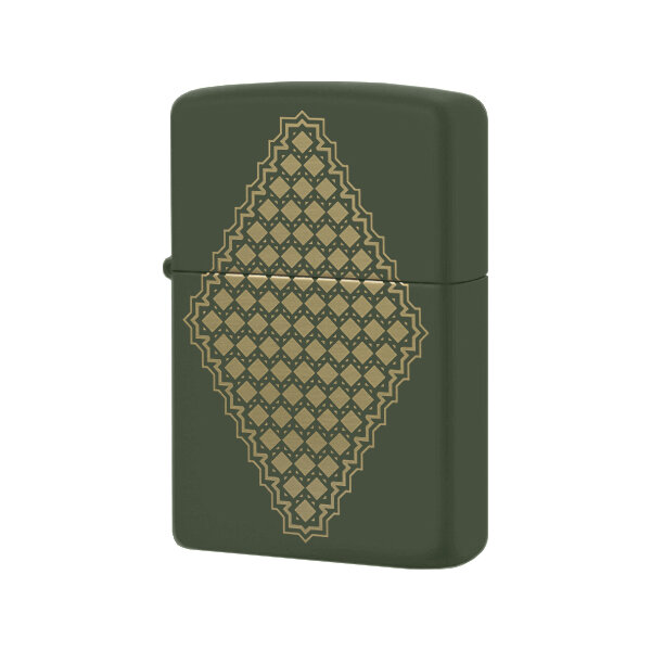 Запальничка Zippo 221 PF20 Block Triangle Design (49220)