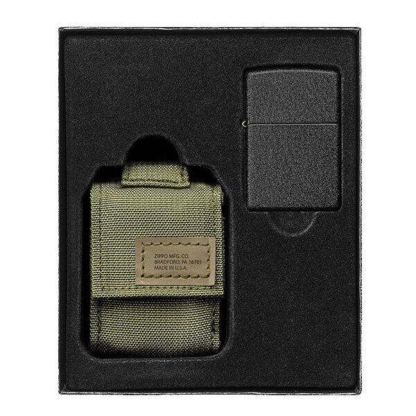 Запальничка тактичний чохол Zippo 236 Blk Crackle ltr Зелений (49400)