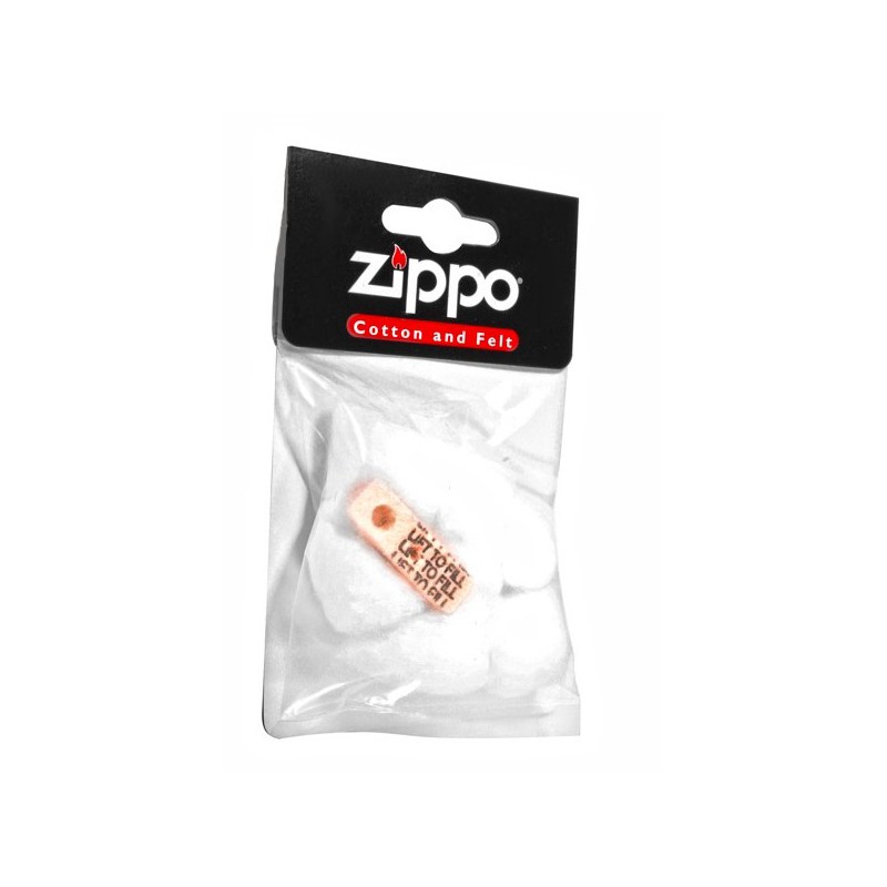 Ремкомплект. Вата і фетрова заглушка для запальнички Zippo 122112